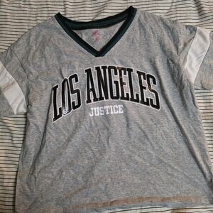 Justice Gray Kids Los Angeles Graphic Tee